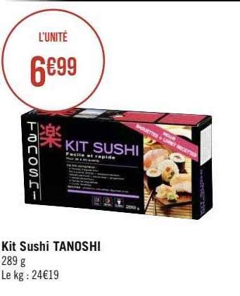  kit sushi geant casino